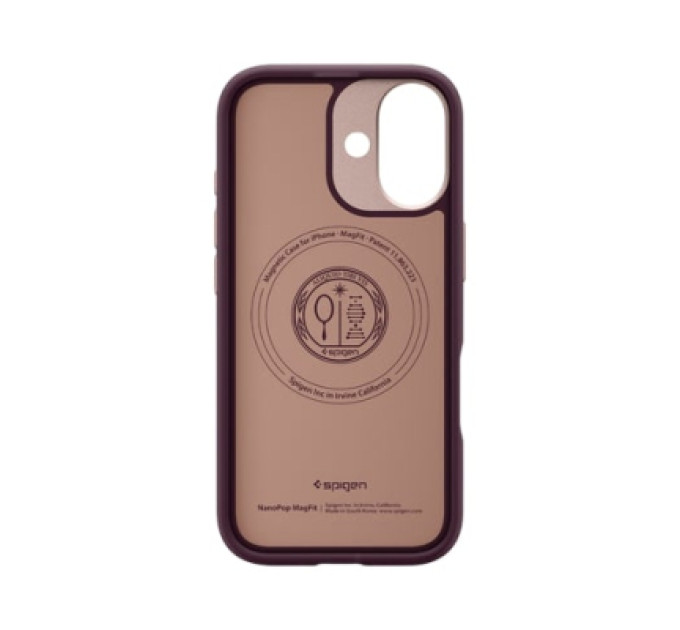 Spigen Чохол до мобільного телефона Spigen Nano Pop MagFit iPhone 17 Burgundy Bean (ACS10365)