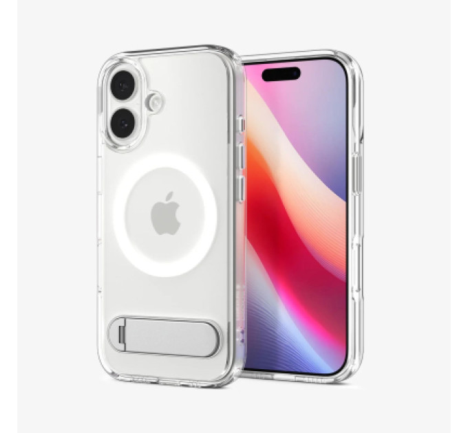 Spigen Чохол до мобільного телефона Spigen Ultra Hybrid S MagFit iPhone 17 Clear White (ACS09981)
