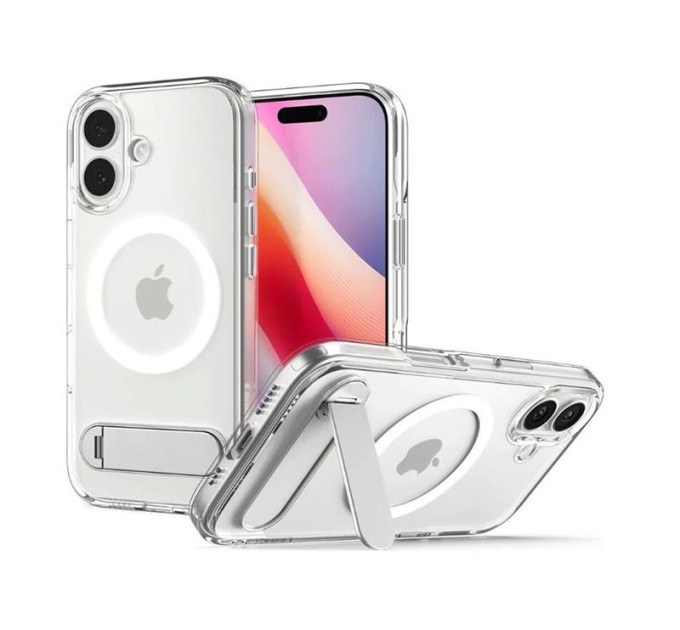 Spigen Чохол до мобільного телефона Spigen Ultra Hybrid S MagFit iPhone 17 Clear White (ACS09981)