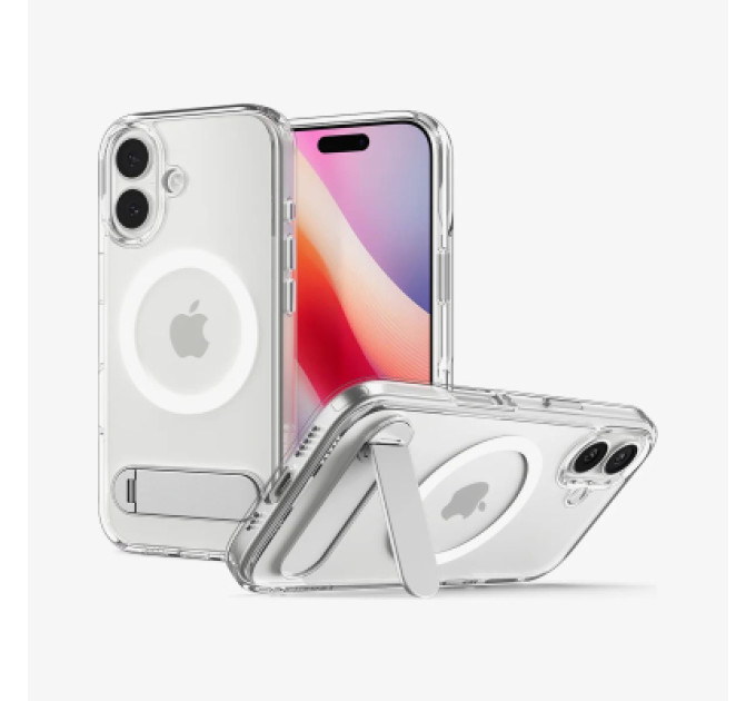 Spigen Чохол до мобільного телефона Spigen Ultra Hybrid S MagFit iPhone 17 Clear White (ACS09981)