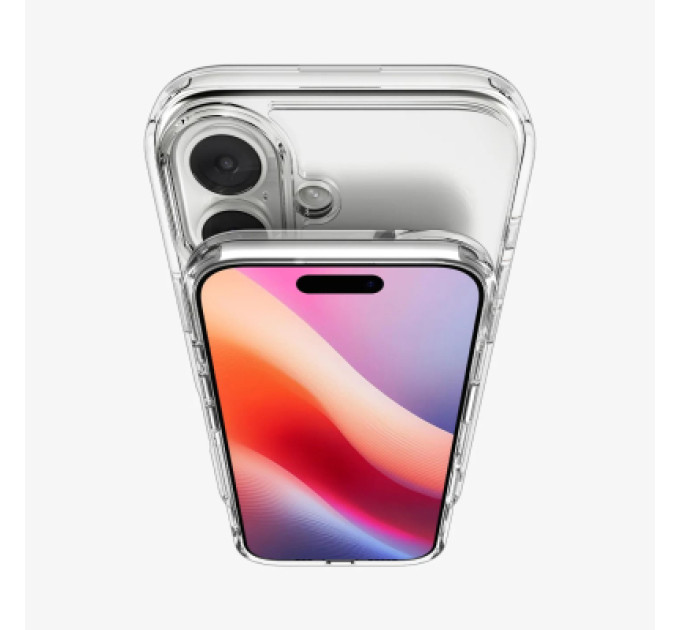 Spigen Чохол до мобільного телефона Spigen Ultra Hybrid S MagFit iPhone 17 Clear White (ACS09981)