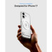 Spigen Чохол до мобільного телефона Spigen Ultra Hybrid S MagFit iPhone 17 Clear White (ACS09981)