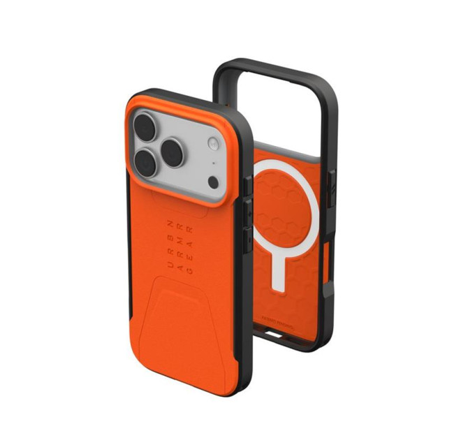 UAG Чохол до мобільного телефона UAG Civilian MagSafe iPhone 17 Pro Max Orange (114546119797)