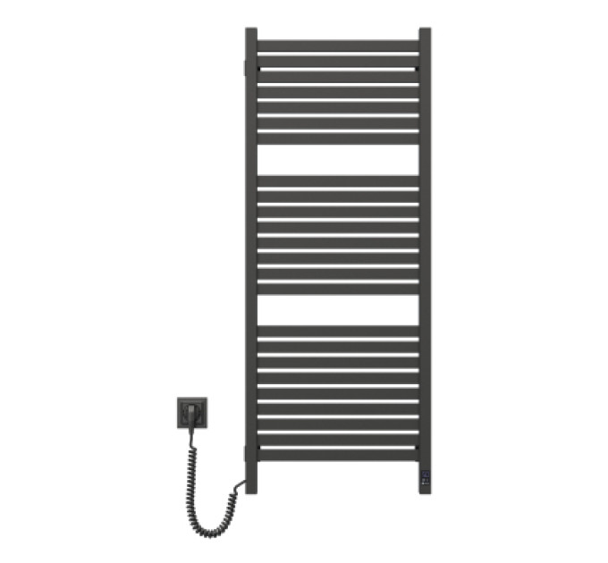 Navin Сушарка для рушників Navin Авангард Х, 1200х480х71мм, Wi-Fi, сталь, чорний муар, ліве підключення (12-272155-4812)