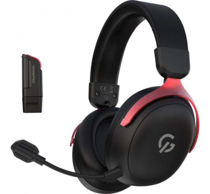 Навушники GamePro Asgard Freya Pro Wireless Black/Red (HSW201BR)