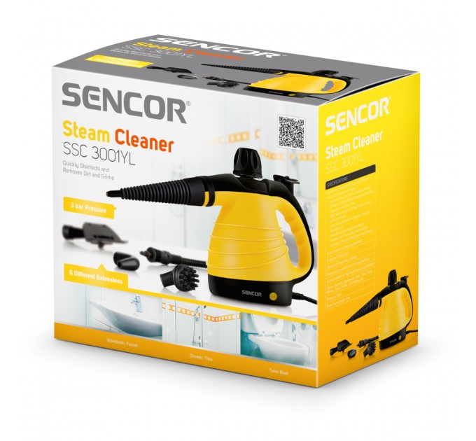 Пароочисник Sencor SSC 3001 YL