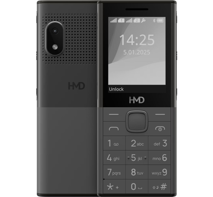 HMD Мобільний телефон HMD 150 MUSIC DS Dark Grey