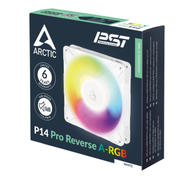 Arctic Кулер до корпусу Arctic P14 PRO REVERSE A-RGB WHT (ACFAN00324A)