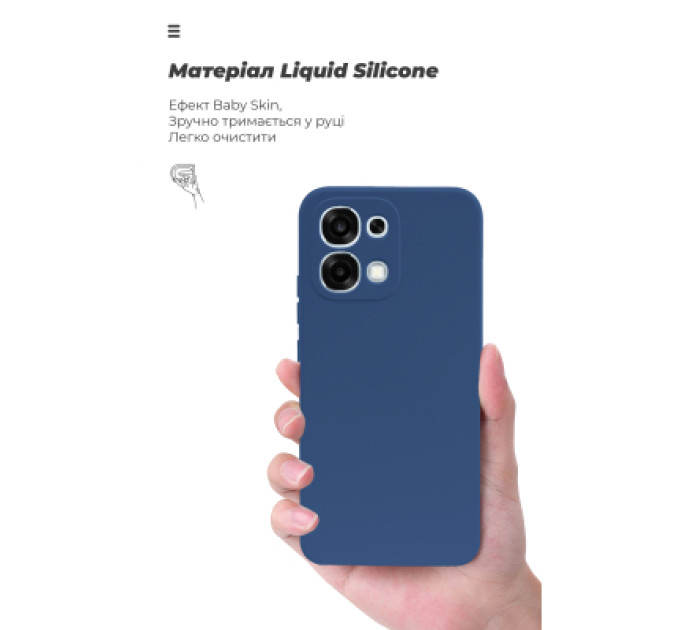 Armorstandart Чохол до мобільного телефона Armorstandart ICON OPPO A6 Pro 4G Camera cover Dark Blue (ARM89233)