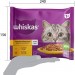 Вологий корм для кішок Whiskas курка, індичка в желе 4х85 г (4770608263676)