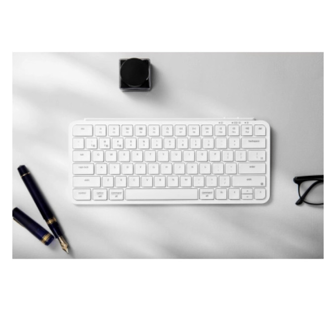 Keychron Клавіатура Keychron B1 Pro Wireless/Bluetooth/USB UA Ivory White (B1P-K8-UA)