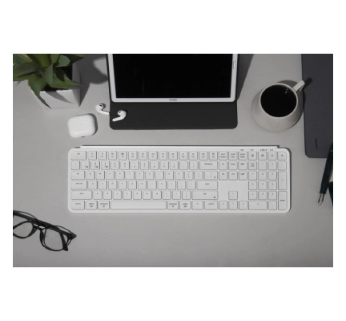 Keychron Клавіатура Keychron B6 Pro Wireless/Bluetooth/USB UA Ivory White (B6P-K8-UA)