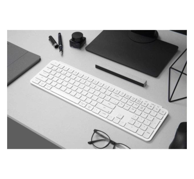 Keychron Клавіатура Keychron B6 Pro Wireless/Bluetooth/USB UA Ivory White (B6P-K8-UA)