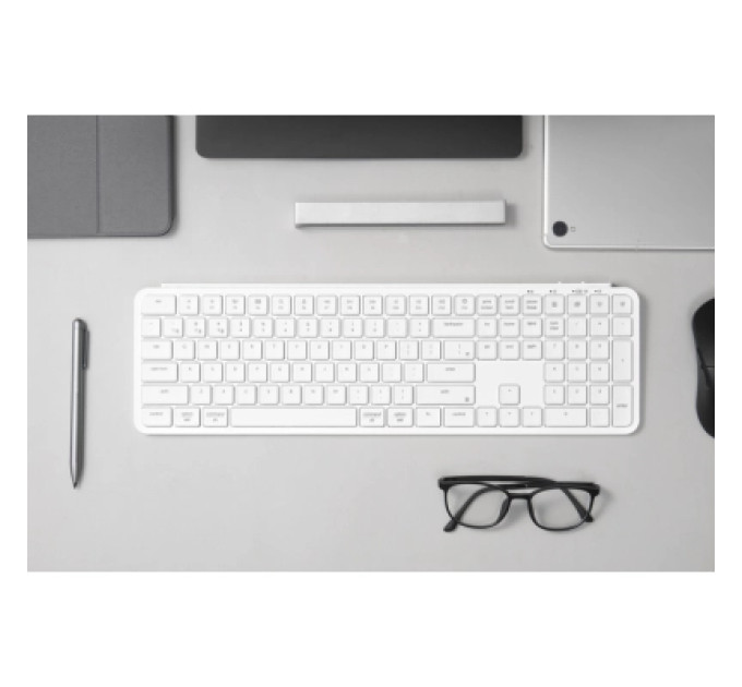 Keychron Клавіатура Keychron B6 Pro Wireless/Bluetooth/USB UA Ivory White (B6P-K8-UA)