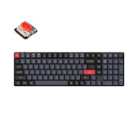 Клавіатура Keychron K17 PRO Gateron MX 2.0 Brown QMK White Led Wireless/Bluetooth/USB-А UA Black (K17P-A3-UA)