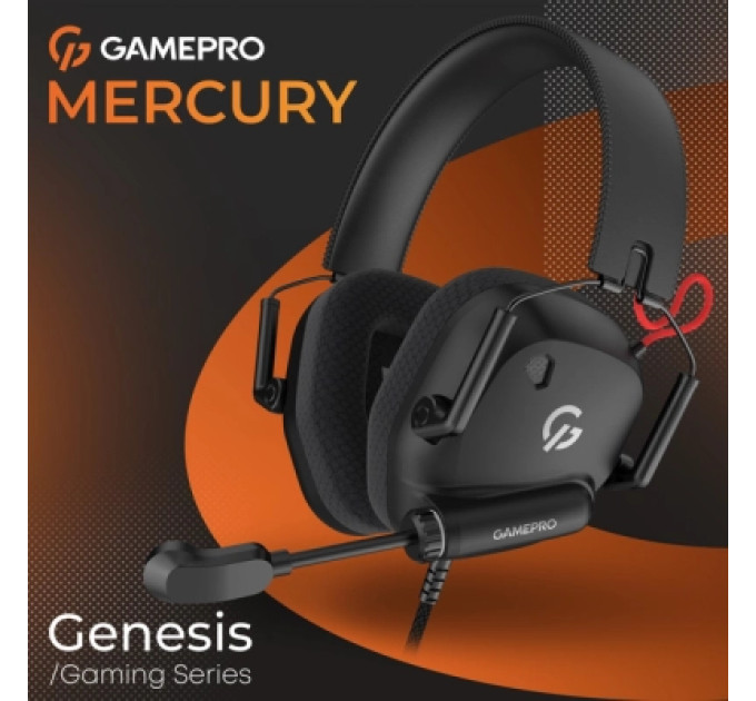 GamePro Навушники GamePro Genesis Mercury USB Black (HS120B)