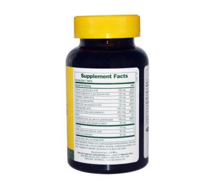 Вітамінно-мінеральний комплекс Natures Plus Комплекс для Боротьби зі Стресом з Залізом, Ultra Stress, 30 (NTP1229)