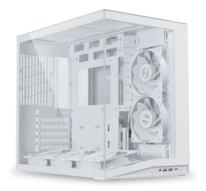 Lian Li Корпус Lian Li O11 Dynamic Mini V2 Flow White (G99.O11DMIV2FW.00) без БЖ