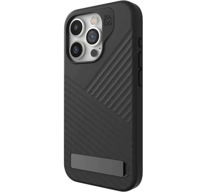 Zagg Чохол-накладка Zagg Gear4 Denali Snap with MagSafe w/ Kickstand для Apple iPhone 15 Pro Black (702312348 / 702312718)