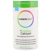 Вітамін Rainbow Light Кальцій з Магнієм і вітаміном D3, Food-Based Calcium with Ma (RLT-10952)