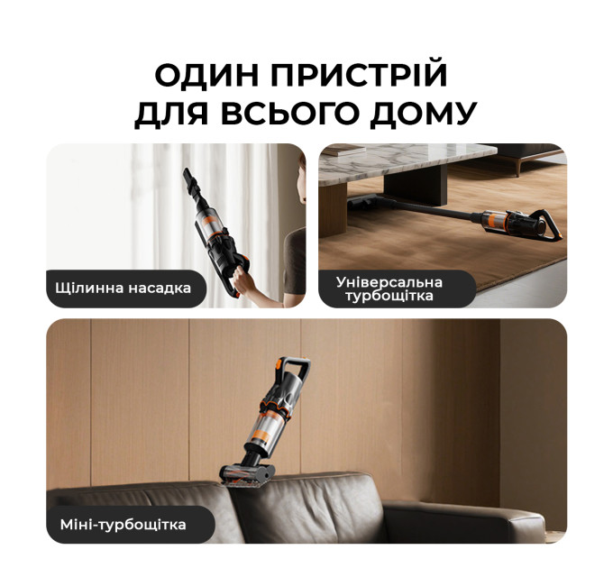 Deerma Акумуляторний миючий пилосос Deerma VX300 MIX 4 в 1 (DEM-VX300_MIX)