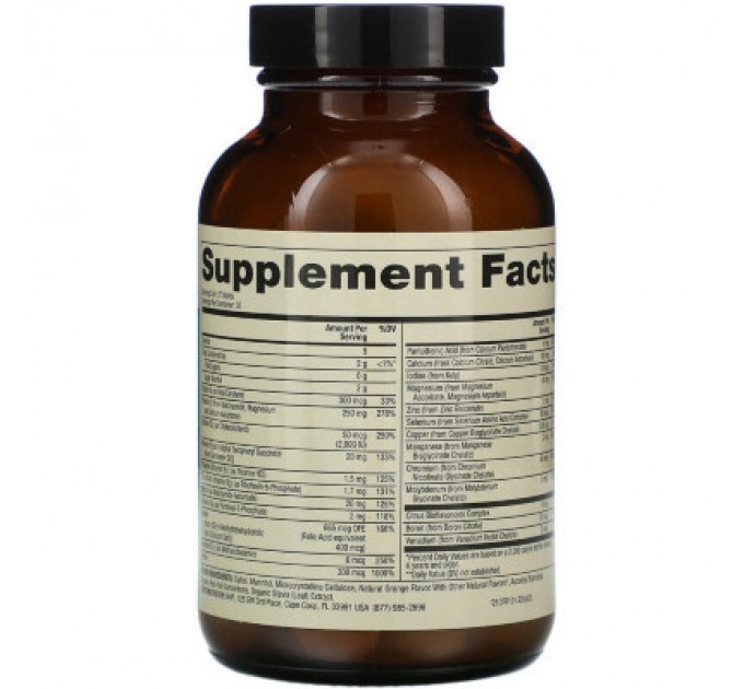 Мультивітамін Dr. Mercola Мультивітаміни для дітей, Chewable Multivitamin for Kids, 60 (MCL-01010)