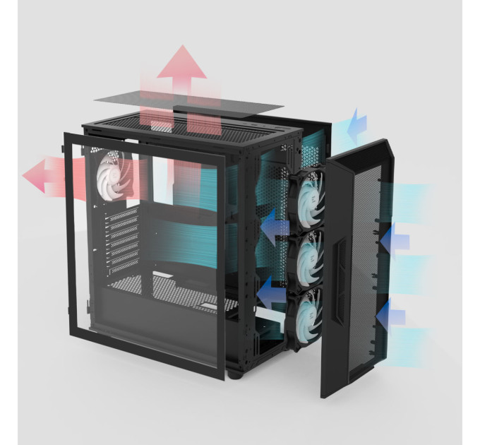 Zalman Корпус Zalman i3 Neo ARGB V2 Black