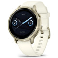 Garmin Смарт-годинник Garmin Venu 4 (41mm), Beige w/ Lunar Gold + Bone, GPS смарт-годинник (010-03013-00)