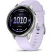 Garmin Смарт-годинник Garmin Venu 4 (41mm), Gray w/ Silver + Periwinkle, GPS смарт-годинник (010-03013-01)