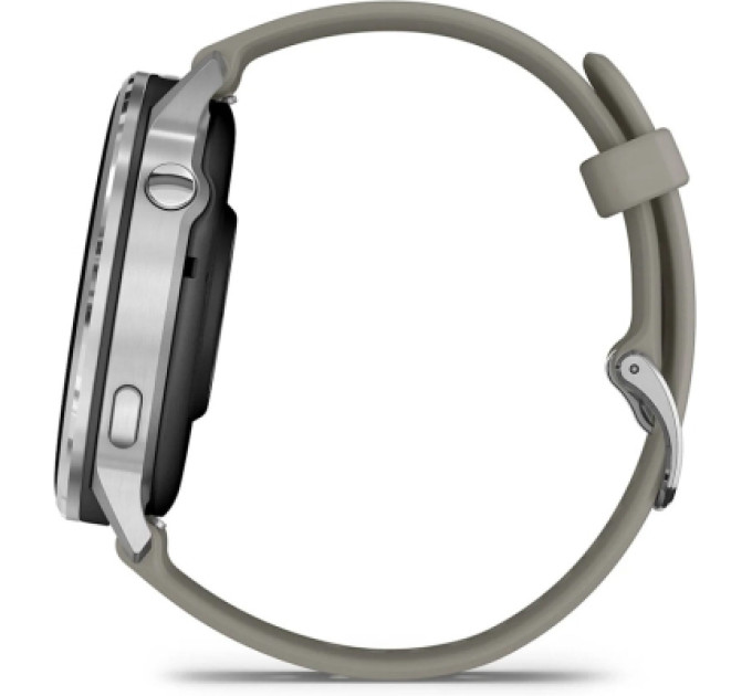 Garmin Смарт-годинник Garmin Venu 4 (45mm), Black w/ Silver + Gray, GPS смарт-годинник (010-03014-01)