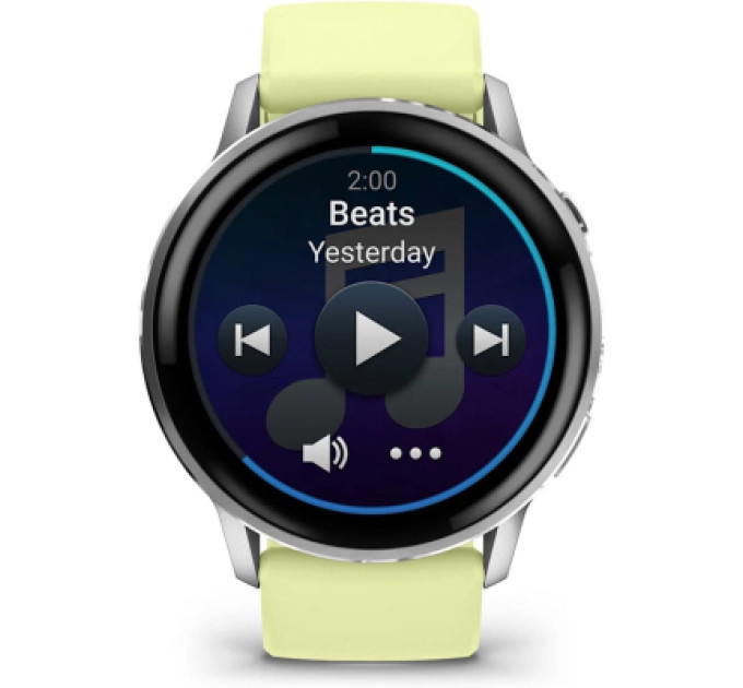 Garmin Смарт-годинник Garmin Venu 4 (45mm), Gray w/ Silver + Citron, GPS смарт-годинник (010-03014-02)