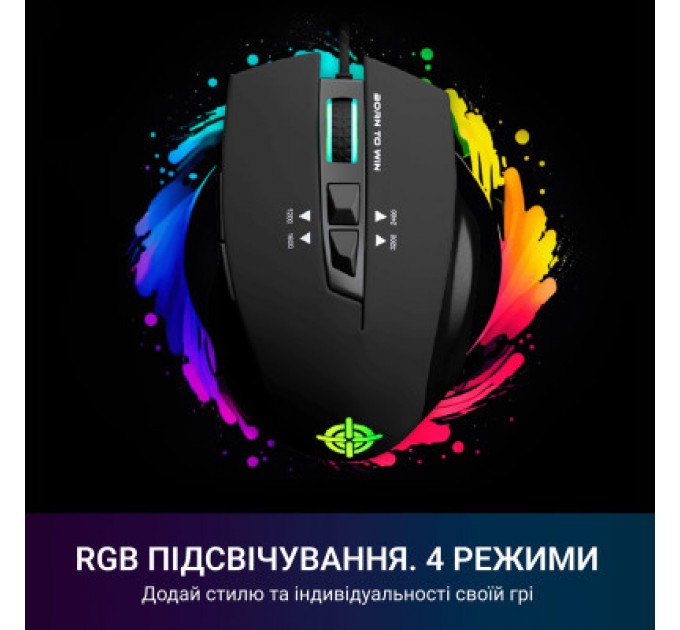 GamePro Мишка GamePro GM260 Headshot USB Black (GM260)