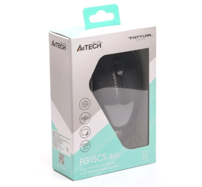 A4Tech Мишка A4Tech FG15CS Air2 Wireless Black (4711421000932)