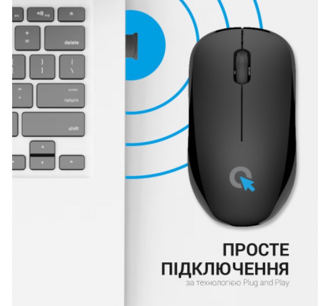 OfficePro Мишка OfficePro M183 Wireless Black (M183)