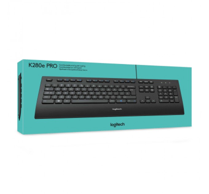Logitech Клавіатура Logitech K280e for Business USB UA Black (920-005217)