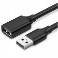 Ugreen Дата кабель USB 2.0 AM/AF 2.0m US103 Black Ugreen (10316)