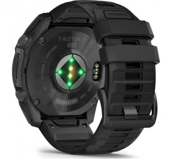 Смарт-годинник Garmin Tactix 8 Standard, Solar 51mm, GPS смарт-годинник (010-03407-01)