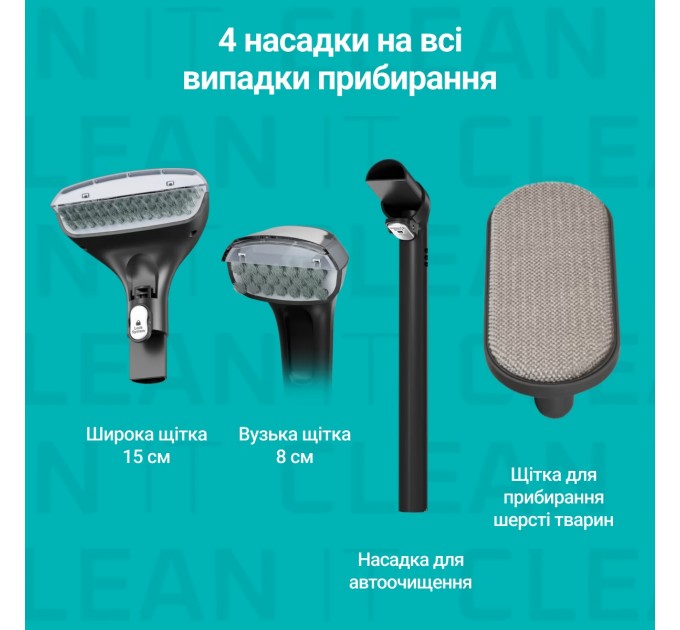Миючий пилосос-плямовивідник Rowenta Clean It Compact IN3020F0