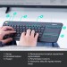 Logitech Клавіатура Logitech K400 Plus Touch Wireless UA Black (920-007145)