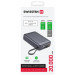 Swissten Батарея універсальна SWISSTEN 20000mAh SPACE 22/5W PD QC w/built-in cables USB-C/LIGHTNING Silver (8595217490598)
