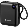 Sandberg Батарея універсальна Sandberg 10000mAh PD/3.1/20W, QC/3.0, USB-C In/Out, with 2 cables USB-C (421-26)