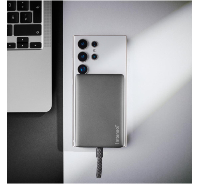 Intenso Батарея універсальна Intenso MC10000 10000mAh PD/20W MAG Grey (7340034)