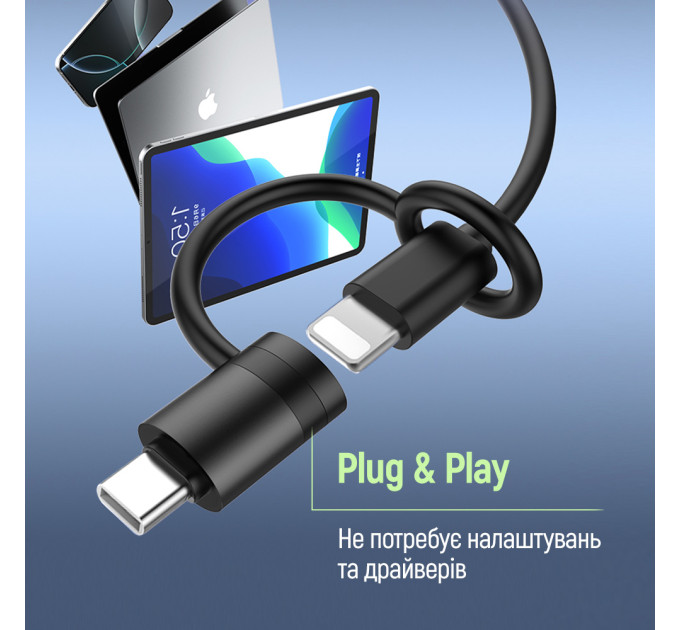 ColorWay Адаптер ColorWay USB-C - Lightning (CW-AD-CL2)