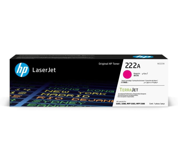HP Картридж HP 222A CLJ Pro 3203/3303 Magenta (W2223A)