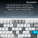 GamePro Клавіатура бездротова GamePro Asgard Drakkar Keychron Super Red Switch White (MK305WH)