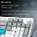 GamePro Клавіатура бездротова GamePro Asgard Drakkar Keychron Super Red Switch White (MK305WH)