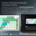 GamePro Клавіатура бездротова GamePro Asgard Drakkar Keychron Super Red Switch White (MK305WH)