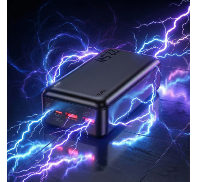 HOCO Батарея універсальна HOCO 30000mAh Astute 22.5W PD QC Black (J101B / 714732)
