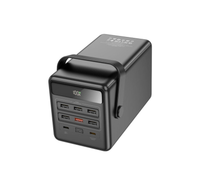 HOCO Батарея універсальна HOCO 100000mAh Endure 22.5W PD, QC, LED Lamp, Black (DB03 / 714721)