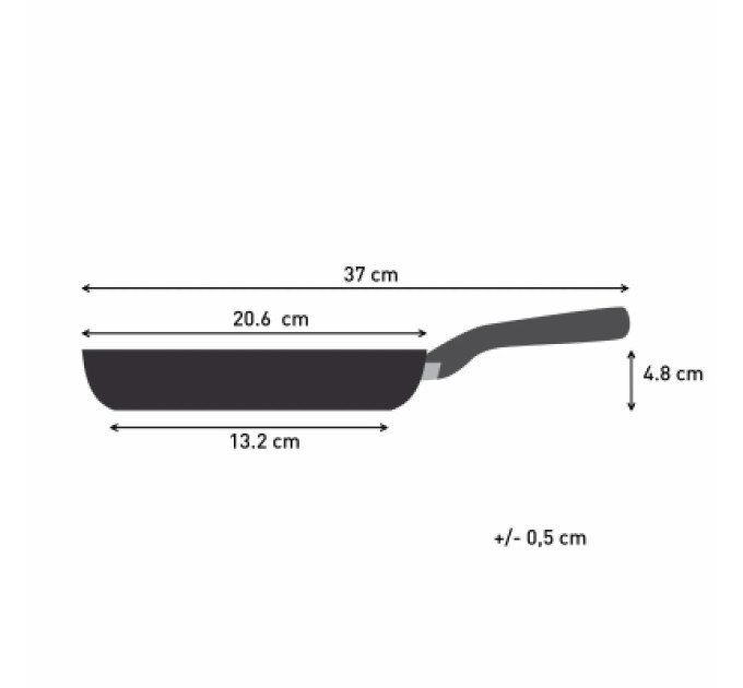 Tefal Сковорода Tefal Hard Stone 28 см (D4560632)